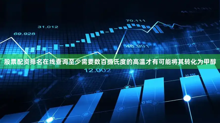 股票配资排名在线查询至少需要数百摄氏度的高温才有可能将其转化为甲醇